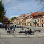Sandomierz. Rynek starego miasta / Wojciech Habdas / Radio Kielce