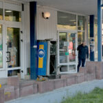 Wysadzony bankomat przy ulicy Piekoszowskiej w Kielcach / Robert Felczak / Radio Kielce