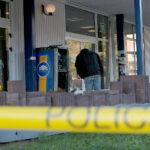 Wysadzony bankomat przy ulicy Piekoszowskiej w Kielcach / Robert Felczak / Radio Kielce