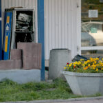 Wysadzony bankomat przy ulicy Piekoszowskiej w Kielcach / Robert Felczak / Radio Kielce