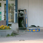 Wysadzony bankomat przy ulicy Piekoszowskiej w Kielcach / Robert Felczak / Radio Kielce