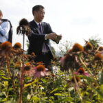 01.09.2018 Kielce. Delegacje z miast partnerskich Kielc zwiedzają ogród botaniczny / Jarosław Kubalski / Radio Kielce