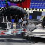 06.09.2018 Kielce. Amfiteatr na Kadzielni. Przygotowania do Festiwalu Muzyki Tanecznej / Jarosław Kubalski / Radio Kielce