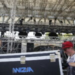 06.09.2018 Kielce. Amfiteatr na Kadzielni. Przygotowania do Festiwalu Muzyki Tanecznej / Jarosław Kubalski / Radio Kielce