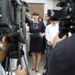 08.09.2018 Kielce. Konferencja przedstawicieli świętokrzyskich struktur stowarzyszenia  Kukiz 15. Magdalena Fogiel-Litwinek, prezes świętokrzyskiego Stowarzyszenia Kukiz 15 / Jarosław Kubalski / Radio Kielce