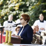 09.09.2018 Święty Krzyż. Uroczystości odpustowe. Msza święta. Poseł Maria Zuba / Jarosław Kubalski / Radio Kielce