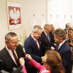 13.09.2018 Kielce. Krzyże Zasługi dla osób zasłużonych w działalności społecznej i samorządowej wręczyli wojewoda Agata Wojtyszek i senator Krzysztof Słoń. Brązowe Krzyże Zasługi / Jarosław Kubalski / Radio Kielce