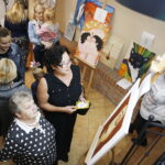 14.09.2018 Chęciny. Niemczówka. Wernisaż prac Anety Walkowicz / Jarosław Kubalski / Radio Kielce