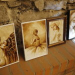 14.09.2018 Chęciny. Niemczówka. Wernisaż prac Anety Walkowicz / Jarosław Kubalski / Radio Kielce