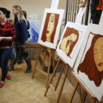14.09.2018 Chęciny. Niemczówka. Wernisaż prac Anety Walkowicz / Jarosław Kubalski / Radio Kielce