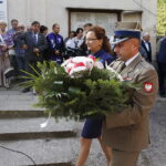 17.09.2018 Kielce. Uroczystości przy Pomniku Sybiraków na Cmentarzu Starym w 79. rocznicę agresji ZSRR na Polskę. Wojewoda Agata Wojtyszek i mjr Andrzej Szostak / Jarosław Kubalski / Radio Kielce