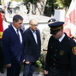 17.09.2018 Kielce. Uroczystości przy Pomniku Sybiraków na Cmentarzu Starym w 79. rocznicę agresji ZSRR na Polskę. Radny Jarosław Karyś i zastępca prezydenta miasta Andrzej Sygut / Jarosław Kubalski / Radio Kielce