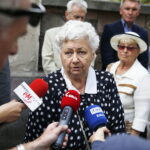 17.09.2018 Kielce. Uroczystości przy Pomniku Sybiraków na Cmentarzu Starym w 79. rocznicę agresji ZSRR na Polskę. Sybiraczka Halina Rutecka / Jarosław Kubalski / Radio Kielce