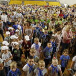 18.09.2018 Kielce. Akcja "Kochane Pierwszaki". w Hali Legionów. / Jarosław Kubalski / Radio Kielce