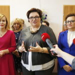 19.09.2018 Kielce. Klub seniora przy ulicy Krzemionkowej. Otwarcie. Poseł Anna Krupka, podsekretarz stanu Elżbieta Bojanowska i wojewoda Agata Wojtyszek / Jarosław Kubalski / Radio Kielce