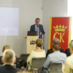 20.09.2018 Kielce. Wzgórze Zamkowe. Konwent Przewodniczących Rad Miast Wojewódzkich. Prezydent Kielc Wojciech Lubawski / Jarosław Kubalski / Radio Kielce