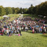 22.09.2018 Święty Krzyż. Świętokrzyski Rajd Pielgrzymkowy zakończył się mszą świętą na błoniach przed klasztorem / Jarosław Kubalski / Radio Kielce