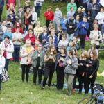 22.09.2018 Święty Krzyż. Świętokrzyski Rajd Pielgrzymkowy zakończył się mszą świętą na błoniach przed klasztorem / Jarosław Kubalski / Radio Kielce