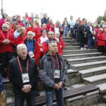 22.09.2018 Święty Krzyż. Świętokrzyski Rajd Pielgrzymkowy zakończył się mszą świętą na błoniach przed klasztorem / Jarosław Kubalski / Radio Kielce