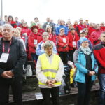 22.09.2018 Święty Krzyż. Świętokrzyski Rajd Pielgrzymkowy zakończył się mszą świętą na błoniach przed klasztorem / Jarosław Kubalski / Radio Kielce