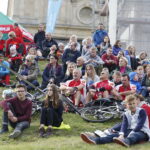 22.09.2018 Święty Krzyż. Świętokrzyski Rajd Pielgrzymkowy zakończył się mszą świętą na błoniach przed klasztorem / Jarosław Kubalski / Radio Kielce