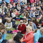 22.09.2018 Święty Krzyż. Świętokrzyski Rajd Pielgrzymkowy zakończył się mszą świętą na błoniach przed klasztorem / Jarosław Kubalski / Radio Kielce