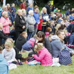 22.09.2018 Święty Krzyż. Świętokrzyski Rajd Pielgrzymkowy zakończył się mszą świętą na błoniach przed klasztorem / Jarosław Kubalski / Radio Kielce