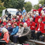 22.09.2018 Święty Krzyż. Świętokrzyski Rajd Pielgrzymkowy zakończył się mszą świętą na błoniach przed klasztorem / Jarosław Kubalski / Radio Kielce