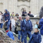 22.09.2018 Święty Krzyż. Świętokrzyski Rajd Pielgrzymkowy zakończył się mszą świętą na błoniach przed klasztorem / Jarosław Kubalski / Radio Kielce