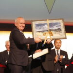 22.09.2019 Kielce. Gala w Targach Kielce z okazji 90 – lecie istnienia Świętokrzyskiego Związku Piłki Nożnej. Prezes ŚZPN Mirosław Malinowski / Jarosław Kubalski / Radio Kielce