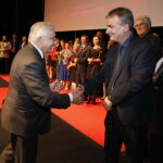 25.09.2018 Kielce. KCK. Konwencja wyborcza Porozumienia Samorządowego Wojciecha Lubawskiego. Poseł Krzysztof Lipiec i prezydent Wojciech Lubawski / Jarosław Kubalski / Radio Kielce