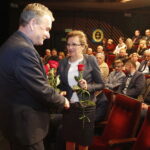 25.09.2018 Kielce. KCK. Konwencja wyborcza Porozumienia Samorządowego Wojciecha Lubawskiego. Prezydent Wojciech Lubawski i wojewoda Agata Wojtyszek / Jarosław Kubalski / Radio Kielce