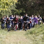 26.09.2018 Kielce. Bieg niepełnosprawnych Wzgórzem Karczówka ku czci świętego Jana Pawła II i 100 lecia odzyskania niepodległości  / Jarosław Kubalski / Radio Kielce