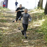 26.09.2018 Kielce. Bieg niepełnosprawnych Wzgórzem Karczówka ku czci świętego Jana Pawła II i 100 lecia odzyskania niepodległości  / Jarosław Kubalski / Radio Kielce