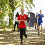 26.09.2018 Kielce. Bieg niepełnosprawnych Wzgórzem Karczówka ku czci świętego Jana Pawła II i 100 lecia odzyskania niepodległości  / Jarosław Kubalski / Radio Kielce