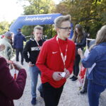 26.09.2018 Kielce. Bieg niepełnosprawnych Wzgórzem Karczówka ku czci świętego Jana Pawła II i 100 lecia odzyskania niepodległości  / Jarosław Kubalski / Radio Kielce