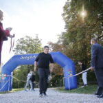 26.09.2018 Kielce. Bieg niepełnosprawnych Wzgórzem Karczówka ku czci świętego Jana Pawła II i 100 lecia odzyskania niepodległości  / Jarosław Kubalski / Radio Kielce