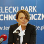 26.09.2018 Kielce. KPT. Minister Jadwiga Emilewicz podczas konferencji prasowej / Jarosław Kubalski / Radio Kielce