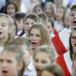 27.09.2018 Kielce. SP nr 31. Dzieci śpiewają hymn w ogólnopolskim konkursie Do Hymnu / Jarosław Kubalski / Radio Kielce