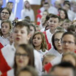 27.09.2018 Kielce. SP nr 31. Dzieci śpiewają hymn w ogólnopolskim konkursie Do Hymnu / Jarosław Kubalski / Radio Kielce