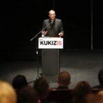 28.09.2018 Kielce. Mała Scena KCK. Konwencja wojewódzka Kukiz'15. Paweł Kukiz / Jarosław Kubalski / Radio Kielce