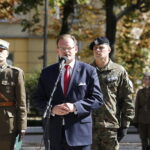 30.09.2018 Kielce. Uroczystości w 79. rocznicę utworzenia Polskiego Państwa Podziemnego. szef Urzędu do Spraw Kombatantów i Osób Represjonowanych Jan Józef Kasprzyk / Jarosław Kubalski / Radio Kielce