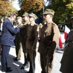 30.09.2018 Kielce. Uroczystości w 79. rocznicę utworzenia Polskiego Państwa Podziemnego. Minister Jan Józef Kasprzyk dekoruje medalem Pro Patria / Jarosław Kubalski / Radio Kielce