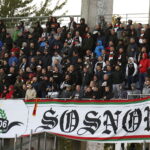 24.09.2018 Kielce. 9 kolejka LOTTO Ekstraklasy. Mecz Korona Kielce - Zagłębie Sosnowiec. Kibice Zagłębia / Jarosław Kubalski / Radio Kielce