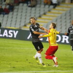 24.09.2018 Kielce. 9 kolejka LOTTO Ekstraklasy. Mecz Korona Kielce - Zagłębie Sosnowiec. Matthias Hamrol