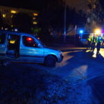 18.09.2018 Kielce. Wypadek przy ulicy Śląskiej. Samochód bez kierowcy stoczył się i wjechał w jadącą na rowerze 6 - letnią dziewczynkę / Jarosław Kubalski / Radio Kielce