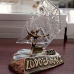 Rzeszów. Wręczenie nagród "Lodołamacze 2018". Statuetka dla Iwony Murawskiej / Krzysztof Bujnowicz / Radio Kielce