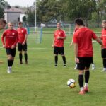 Bodzechów. Trening reprezentacji Polski do lat 17 przed XXXIII Międzynarodowym Turniejem o Puchar Syrenki / Krzysztof Bujnowicz / Radio Kielce