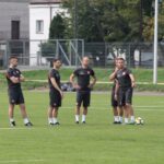 Bodzechów. Trening reprezentacji Polski do lat 17 przed XXXIII Międzynarodowym Turniejem o Puchar Syrenki / Krzysztof Bujnowicz / Radio Kielce