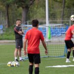 Bodzechów. Trening reprezentacji Polski do lat 17 przed XXXIII Międzynarodowym Turniejem o Puchar Syrenki / Krzysztof Bujnowicz / Radio Kielce